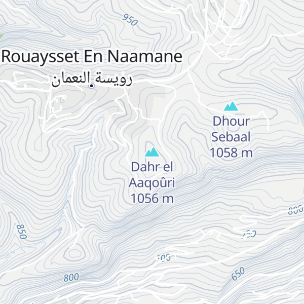 Map of Dahr el Aaqoûri
