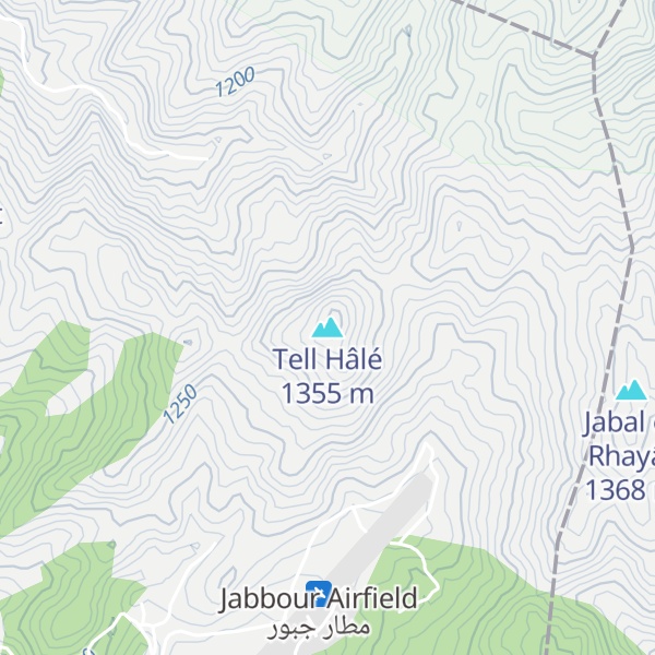 Map of Tell Hâlé