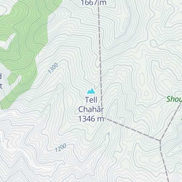 Map of Tell Chahâr