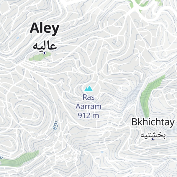 Map of Ras Aarram