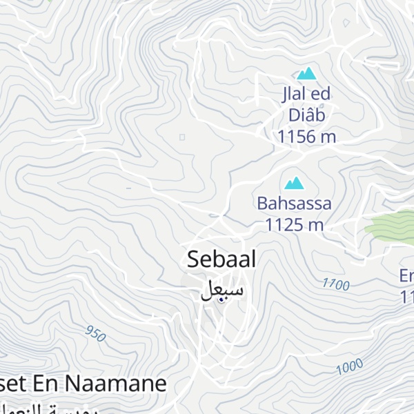 Map of Ḩursh an Nā’il