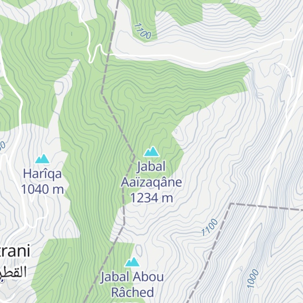 Map of Jabal Aaïzaqâne