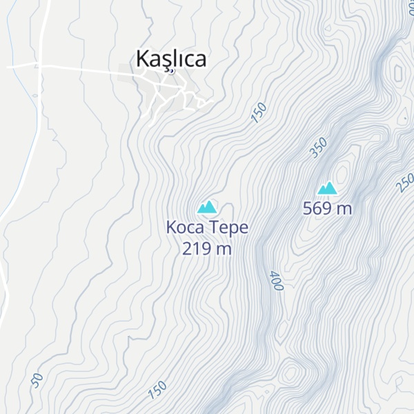 Map of Koca Tepe