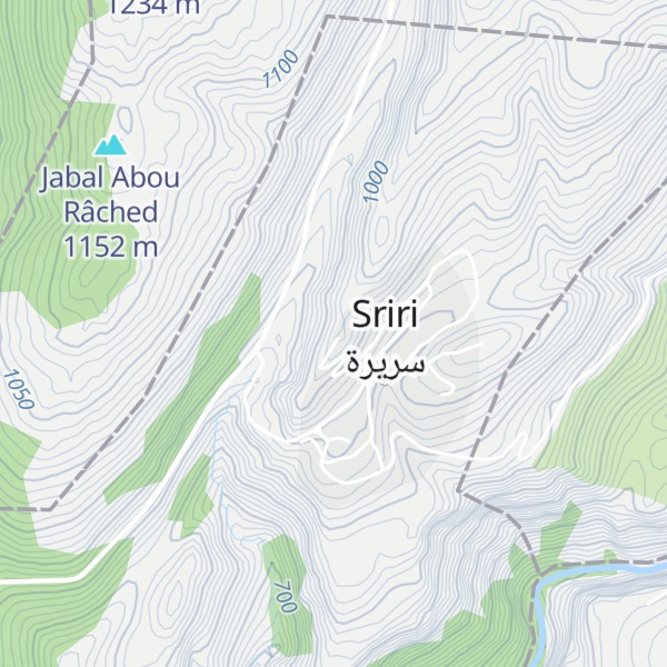 Map of Qalaat er Rahoué