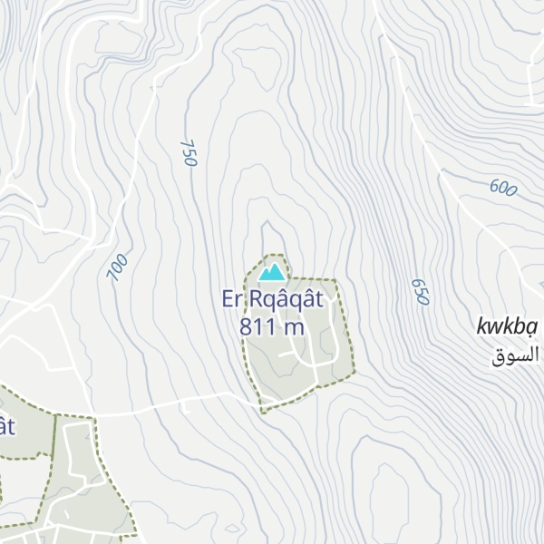Map of Er Rqâqât