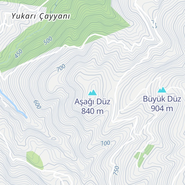 Map of Aşağı Düz