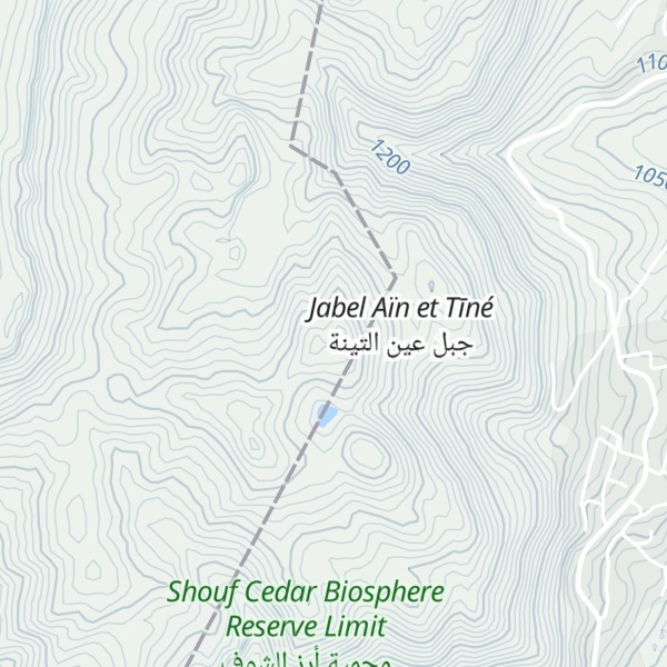Map of Jabel Aïn et Tīné