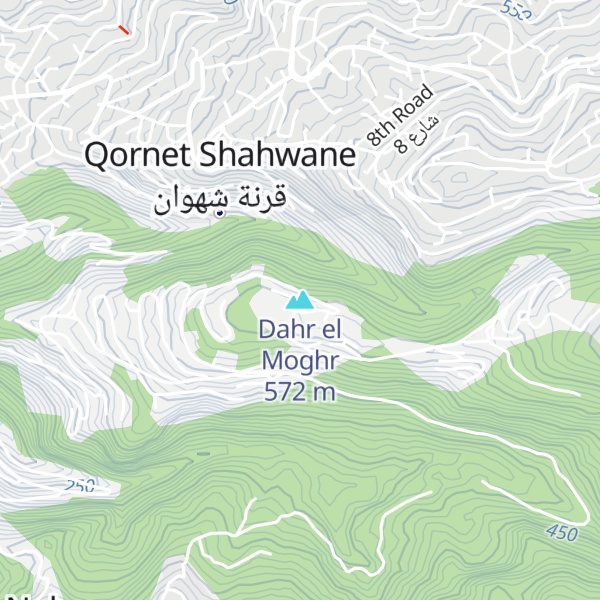 Map of Dahr el Moghr