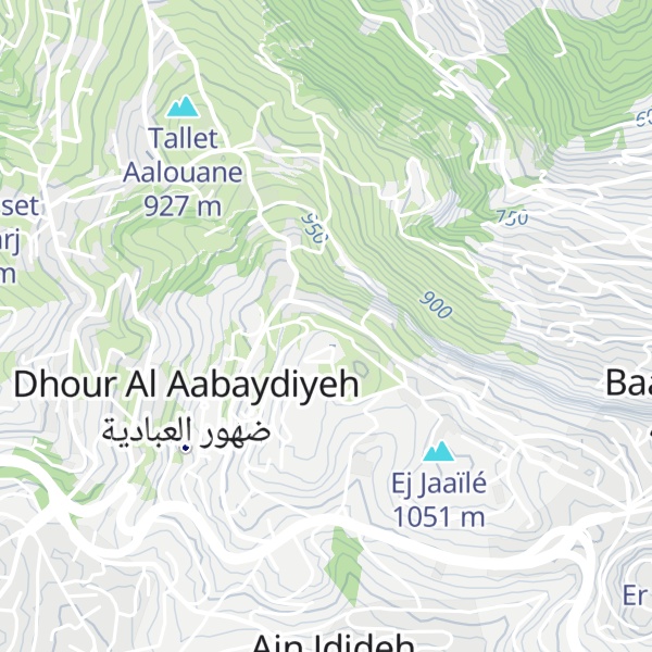 Map of Aley