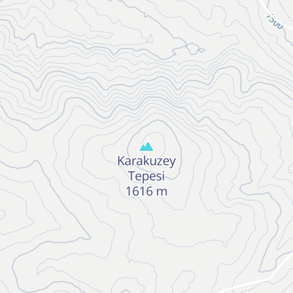 Map of Karakuzey Tepesi