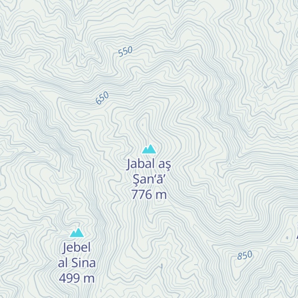 Map of Jabal aş Şan‘ā’