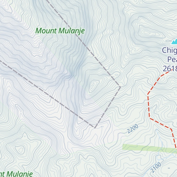 Map of Nandiwo Peak