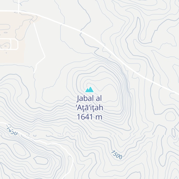 Map of Jabal al ‘Aţā‘iţah