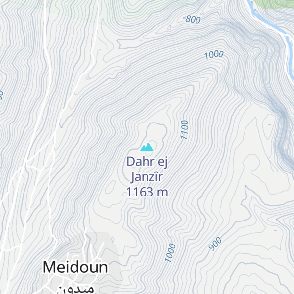 Map of Dahr ej Janzîr