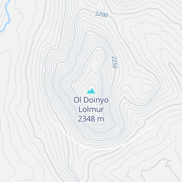 Map of Ol Doinyo Lolmur