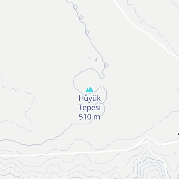 Map of Hüyük Tepesi