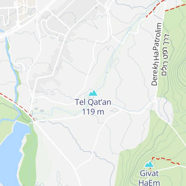 Map of Tel Qat‘an