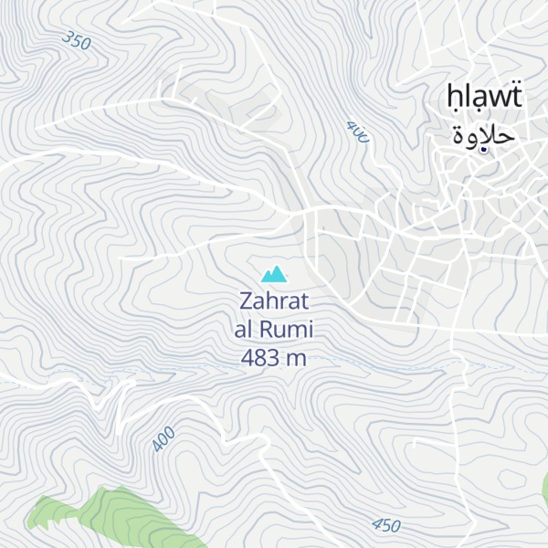 Map of Zahrat al Rumi