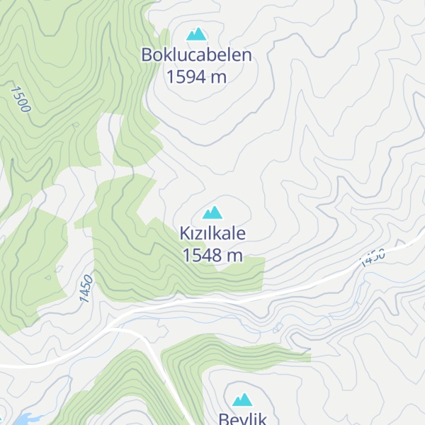 Map of Kızılkale