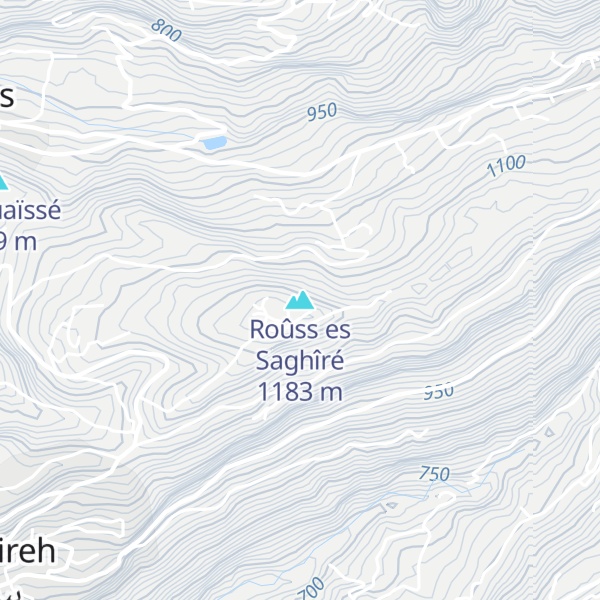 Map of Roûss es Saghîré