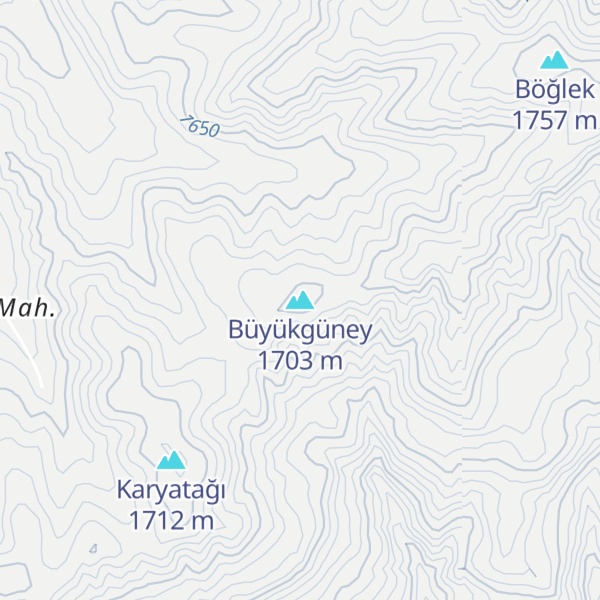 Map of Büyükgüney