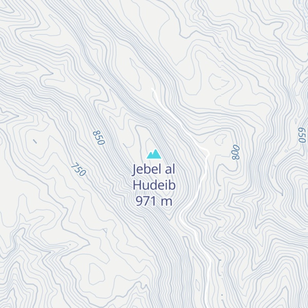 Map of Jebel al Hudeib