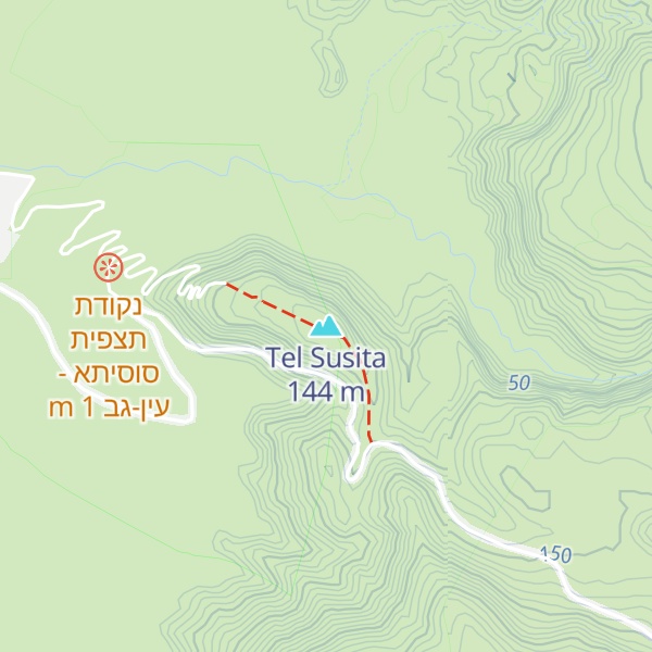 Map of Tel Susita