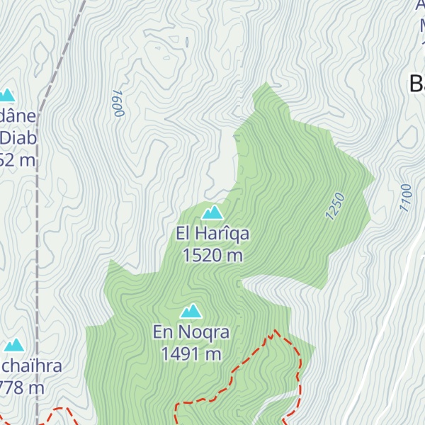 Map of El Harîqa
