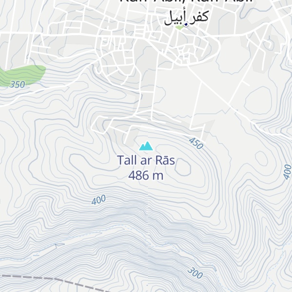 Map of Tall ar Rās