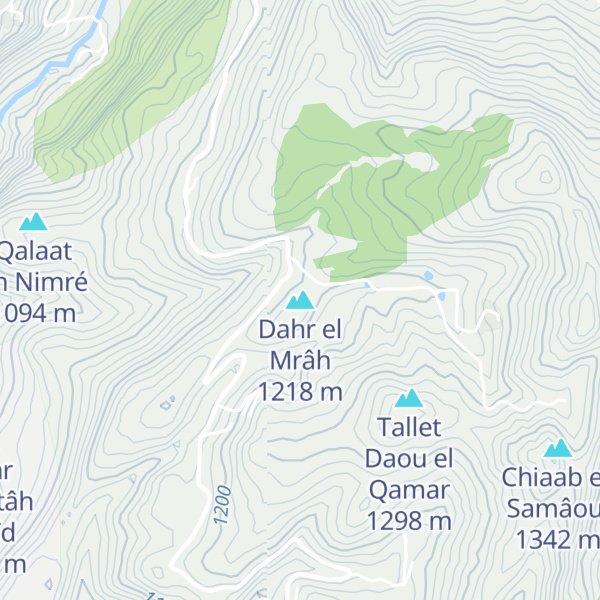Map of Dahr el Mrâh