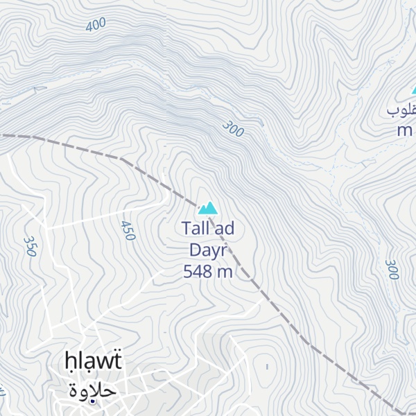 Map of Tall ad Dayr