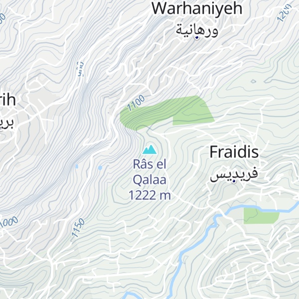 Map of Râs el Qalaa