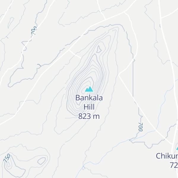 Map of Bankala Hill