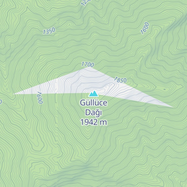 Map of Güllüce Dağı