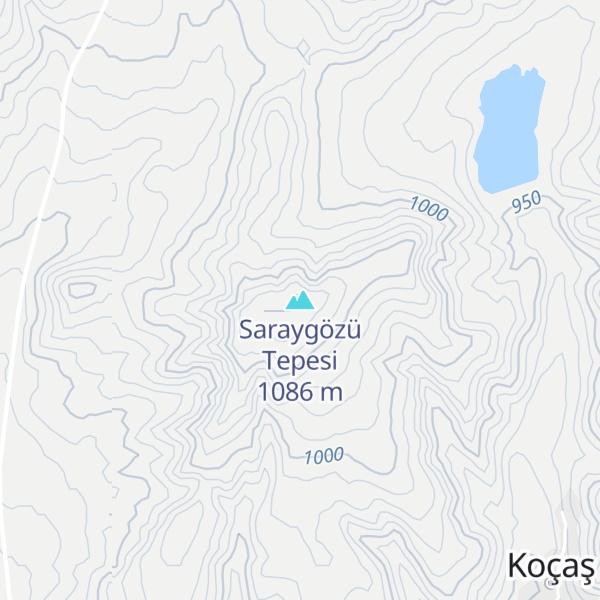 Map of Saraygözü Tepesi