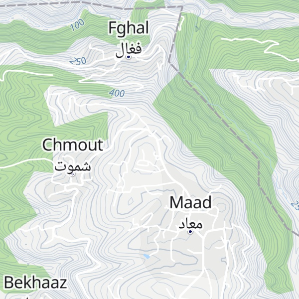 Map of Dahr el Mrazzi