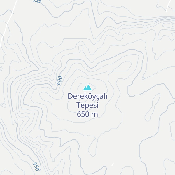Map of Dereköyçalı Tepesi