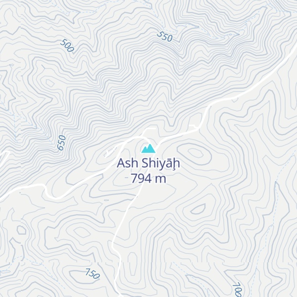 Map of Ash Shiyāḩ