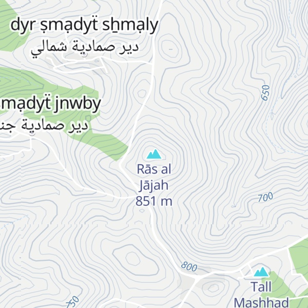 Map of Rās al Jājah