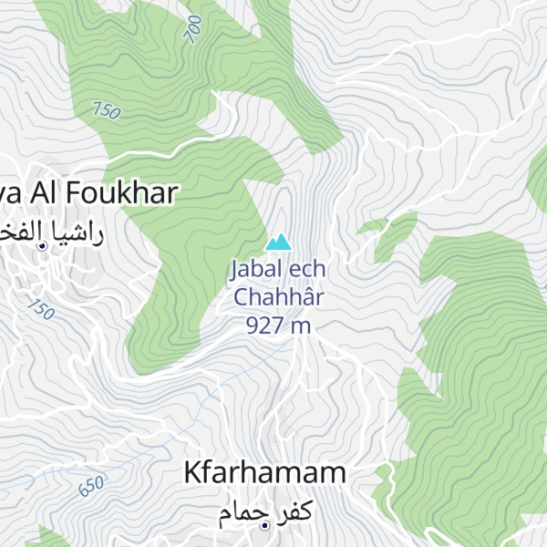 Map of Tellet es Sarj