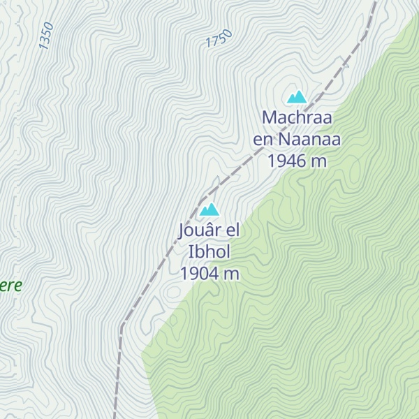 Map of Jouâr el Ibhol