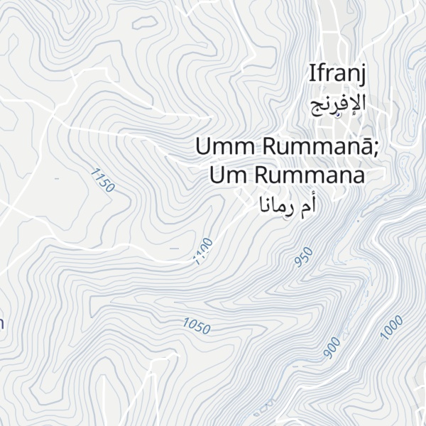 Map of Jabal Kamannā