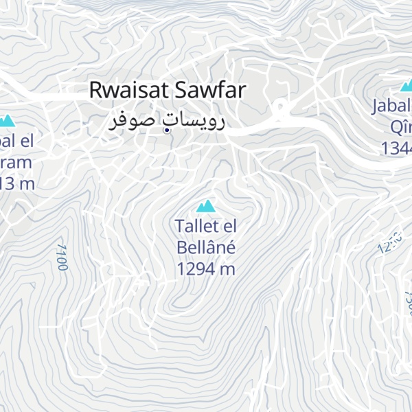Map of Tallet el Bellâné