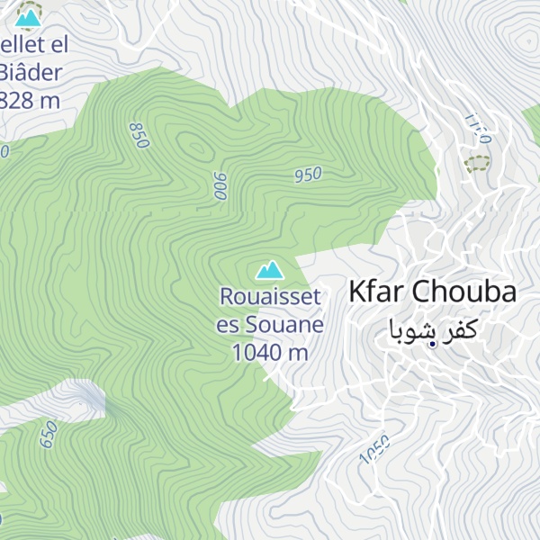 Map of Rouaisset es Souane