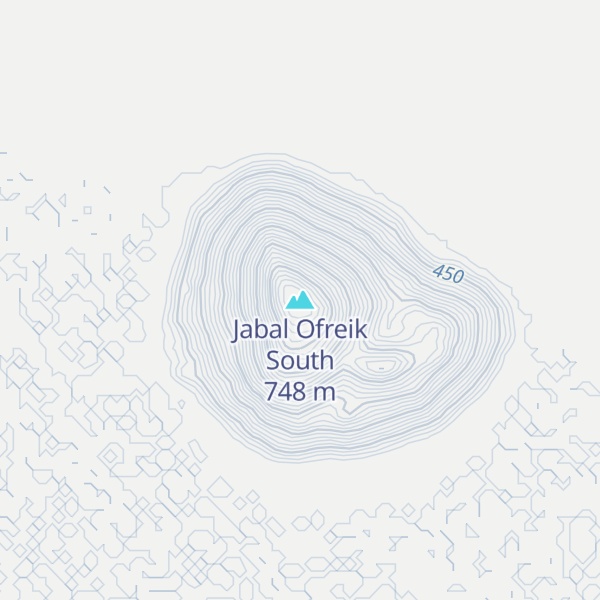 Map of Jabal Ofreik South