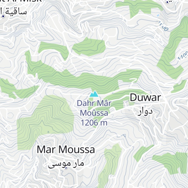 Map of Dahr Mâr Moûssa