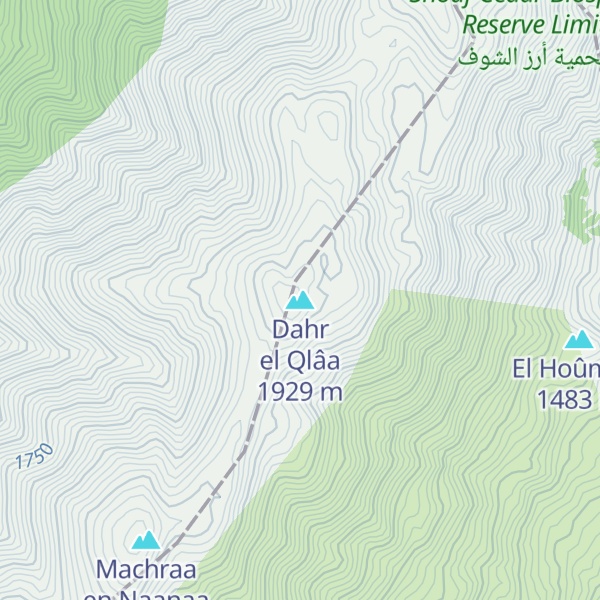 Map of Dahr el Qlâa
