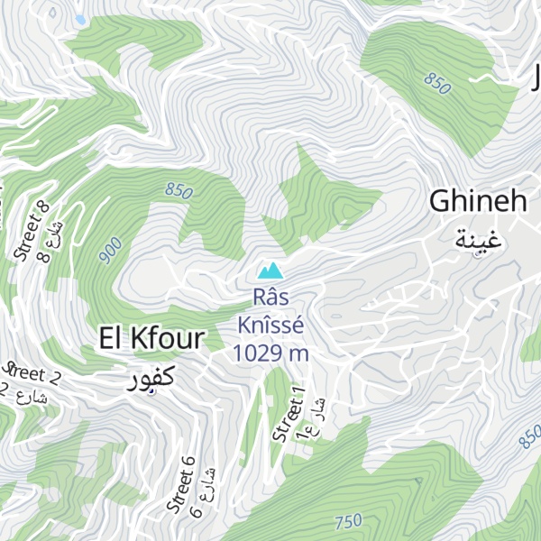 Map of Râs Knîssé