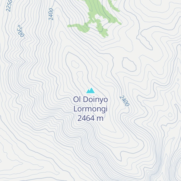 Map of Ol Doinyo Lormongi