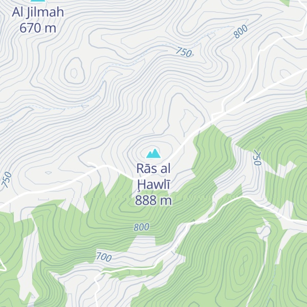 Map of Rās al Ḩawlī
